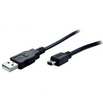 Cable USB 2.0 A - B Mini (ST-ST) 2m Negro | Alta Velocidad