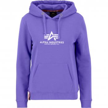 Alpha Industries Women's New Basic Electric Violet Hoodie