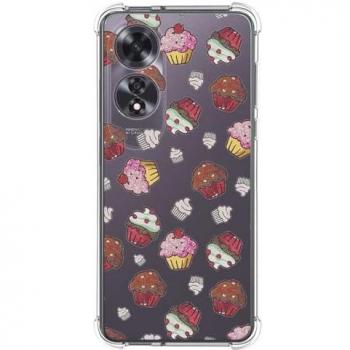 Funda Silicona Antigolpes Oppo A60 4G Diseño Muffins Dibujos