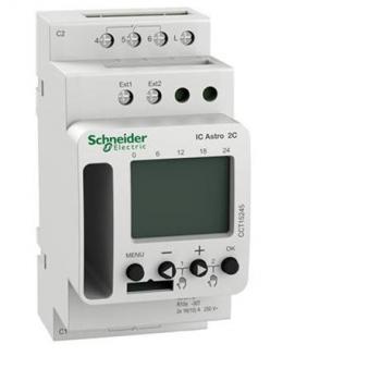 SCHNEIDER CCT15245 IC Astro 2 Canales (BT) - Controlador de iluminación, 2 canales, tecnología Bluetooth, diseño compacto, fácil instalación, compatible con sistemas de automatización del hogar