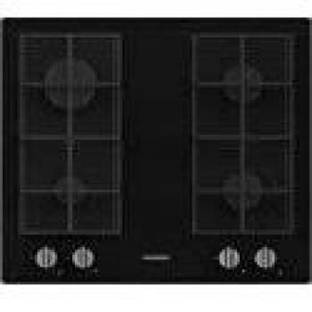 Placa de Gas Rosieres 75 cm 7200 W Negro con 5 Fuegos sobre Cristal