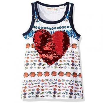 Desigual Girl Knit T-Shirt Straps