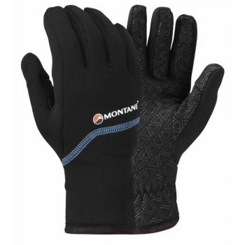 Montane Powerstretch Pro Grippy Gloves, color negro, talla M