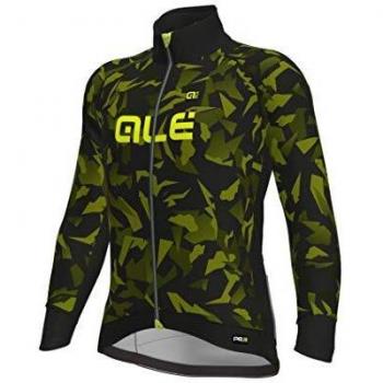 Alé PRR Glass Chaqueta Racing para Hombre, Verde/Negro, 170/179