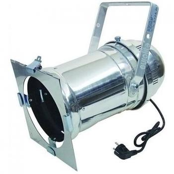 Eurolite 42101000 PAR-64 Long Spot - Foco, color plateadoz