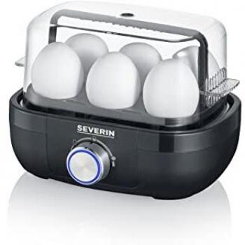 Cuecehuevos Severin EK 3166 con control de tiempo de cocción para 6 huevos y potencia de 420W