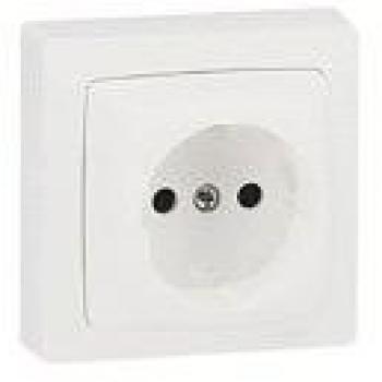 Legrand oteo - Combinación toma 2 polos protección serie cuadrada