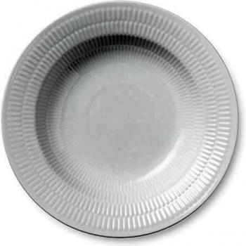 Royal Copenhagen White Fluted - Plato hondo