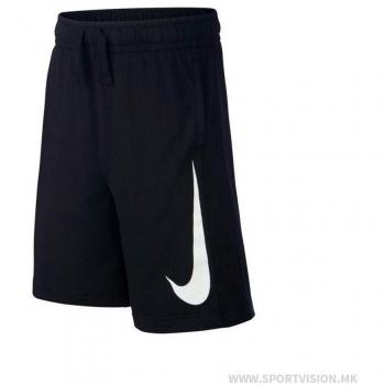 Nike B NSW Swoosh Ft Short Pantalón, Niños, Black/White, XS