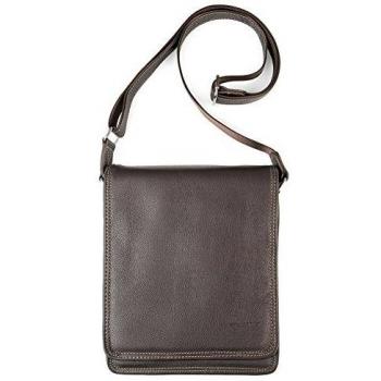 Datch - Bolso de hombro, Ambrosio de color Marrón, de cuero genuino - BSHT52229
