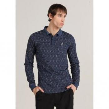 Bendorff - Polo Illusion manga larga con estampado marino