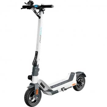 Patinete eléctrico Skate Flash Model US, 800 W, capacidad de carga 120 kg, batería de 16000 mAh, velocidad máxima 25 km/h, autonomía de 50 km, color blanco