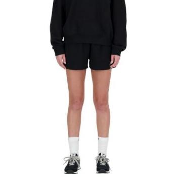 Short New Balance Women's French Terry Negro XS