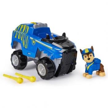 Playset Spin Master Paw Patrol Chase's Tiger Vehicle con figura de Chase, diseño inspirado en la jungla, incluye vehículo y figura articulada, compatible con otros sets de Paw Patrol