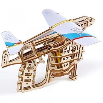 UGEARS Puzzle de Madera 3D - Iniciador de Vuelo Rompecabezas Adultos - Maquetas para Construir