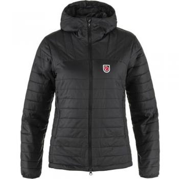 Fjällräven Expedition X-Lätt Women's Black Hooded Jacket - Size S