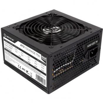 UNYKAch Courage II 750W ATX Power Supply with Active PFC 20+4 pin Black