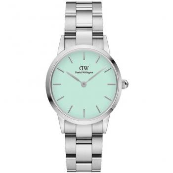 Reloj de Mujer Daniel Wellington Iconic Link Mint 32mm - Acero Inoxidable y Esfera Verde