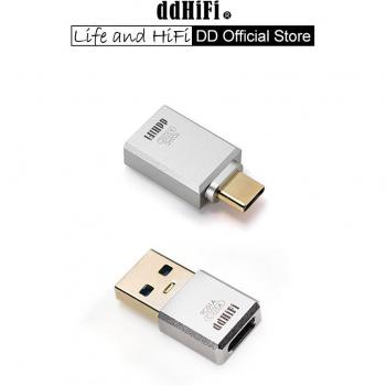 Adaptador Convertidor HiFi USB-A a USB-C DD ddHiFi TC01A y TC01C Compatible con Teléfono