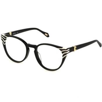 Just Cavalli Black and White Temple Unisex Sunglasses - VJC06V 51MM