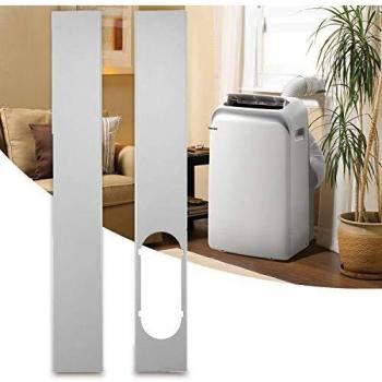 TOPOWN 110cm Placa de Kit de Ventana Aire Acondicionado portatil, 2 Piezas, Placa Aislante para Ventanas para Aire Acondicionado Portátiles