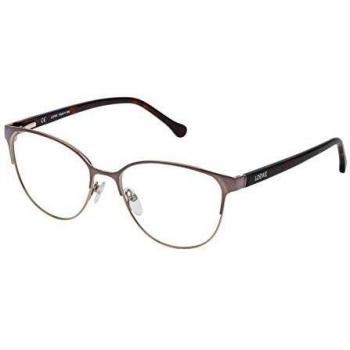 Loewe VLWA18M530SHE Monturas de Gafas, Shiny Red Gold, 55 Unisex