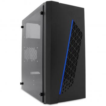 Caja PC MicroATX MPC50 Gaming Negra con 2 USB 3.0 y Ventana Lateral RGB OEM