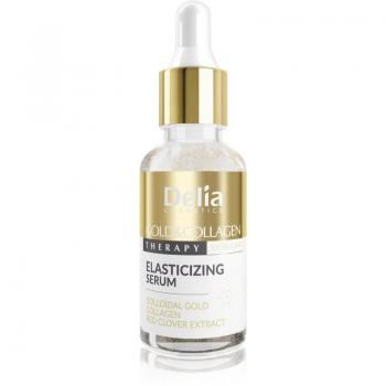 Delia Cosmetics Gold & Collagen Therapy Elasticity Serum Vitality Nutrition 30ml - Sérum para aumentar la elasticidad de la piel, 30 ml