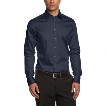 Roy Robson 5047 - Camisa formal de manga larga para hombre, color blau