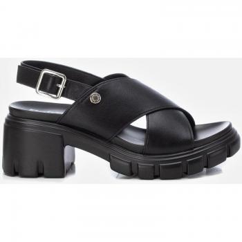 Sandalia de mujer Refresh 171725 negro con hebilla