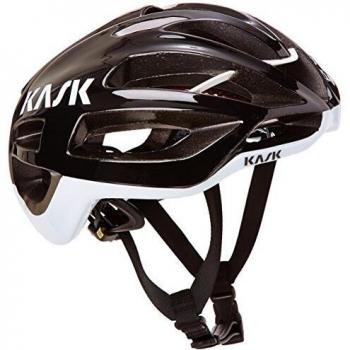 Kask Protone, Casco de Ciclismo Multiuso, Negro/Blanco, L