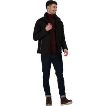 Regatta - Chaqueta Softshell Apex para Hombre, chaqueta de exterior para hombre, fabricada con tejido softshell resistente al agua y al viento, diseño ligero y transpirable, con múltiples bolsillos y ajuste cómodo
