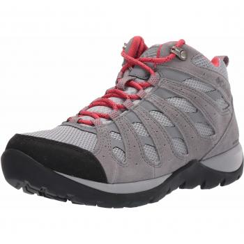 Columbia Redmond V2 Mid, Botas de Senderismo Impermeables para Mujer, Gris
