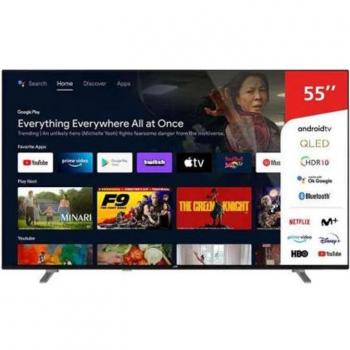 Televisor Smart TV JVC LT-55VAQ3300 55'' 4K UHD Android TV Clase E