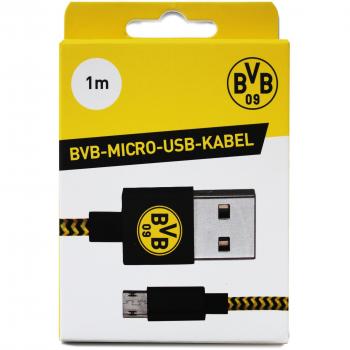 Borrusia Dortmund Micro-USB Cable schwarzgelb