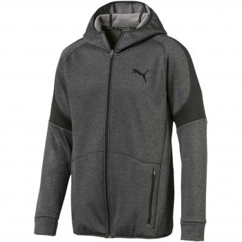 Puma Evostripe Warm FZ Hoody Sweatshirt, Hombre, Dark Gray Heather, S