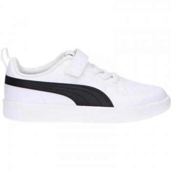 Deportivas PUMA Rickie AC 385836-03 para Niño en Negro y Blanco