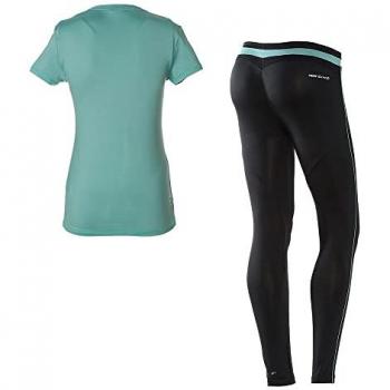 Conjunto Deportivo de Mujer Freddy WRUPS7D1, Chándal Gris/Verde, Talla XS