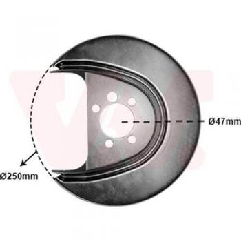 Van Wezel 5829373 - Refuerzo para parachoques