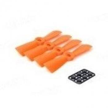 PACK 4 HELICES DIATONE DRONE TYRANT 4045R NARANJA CON ADAPTADORES