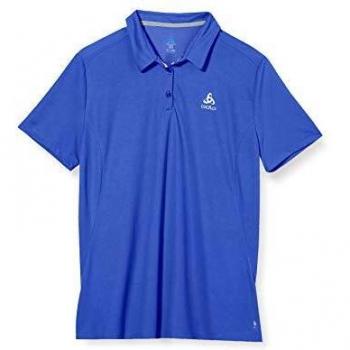 Odlo Polo Shirt s/s F-Dry, Mujer, Amparo Blue, XX-Large