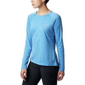 Columbia Trinity Trail II Long Sleeve Playeras, Mujer, Blue Oasis, S