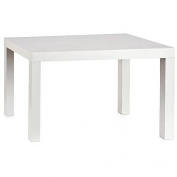 Mesa Auxiliar Blanca de Diseño Nórdico para Salón, 79x50x45 cm