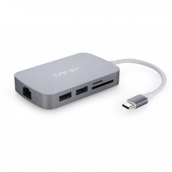 MINIX NEO C - Adaptor multiport USB-C con HDMI – Gris espacial