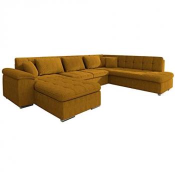 Sofá rinconero Comfivo 128 con función de descanso, Poso 01, 348x205x76cm