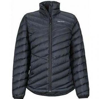 Marmot Wm's Highlander Jacket Chaqueta De Plumas Aislante Ligera, 700 Pulgadas Cúbicas, Chaqueta Para Exteriores, Anorak Resistente Al Agua, Resistente Al Viento, Mujer, Black, XS