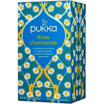 PUKKA HERBAL AYURVEDA Organic Three Chamomile Herbal Tea 20bags