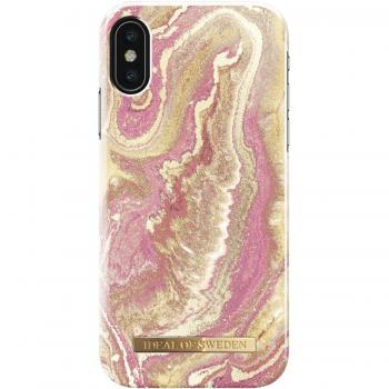 Funda para teléfono móvil iPhone X/XS Oro Rosa Mármol Fashion Case 14,7 cm (5.8 pulgadas)