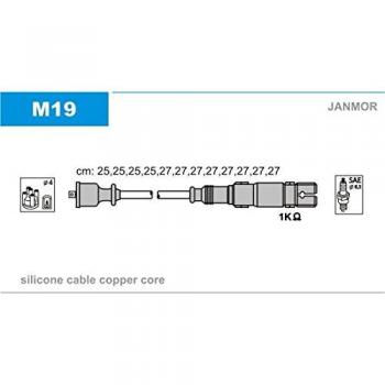 Juego de Cables de Encendido JANMOR M19 para MERCEDES-BENZ SL Cabriolet, Clase ML, CLK Coupé y CHRYSLER Crossfire Roadster