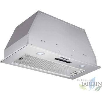 Campana Extractora de Cocina Orbegozo Inox 190W con Iluminación LED y Potencia Ajustable, 52x29.6x25.4 cm